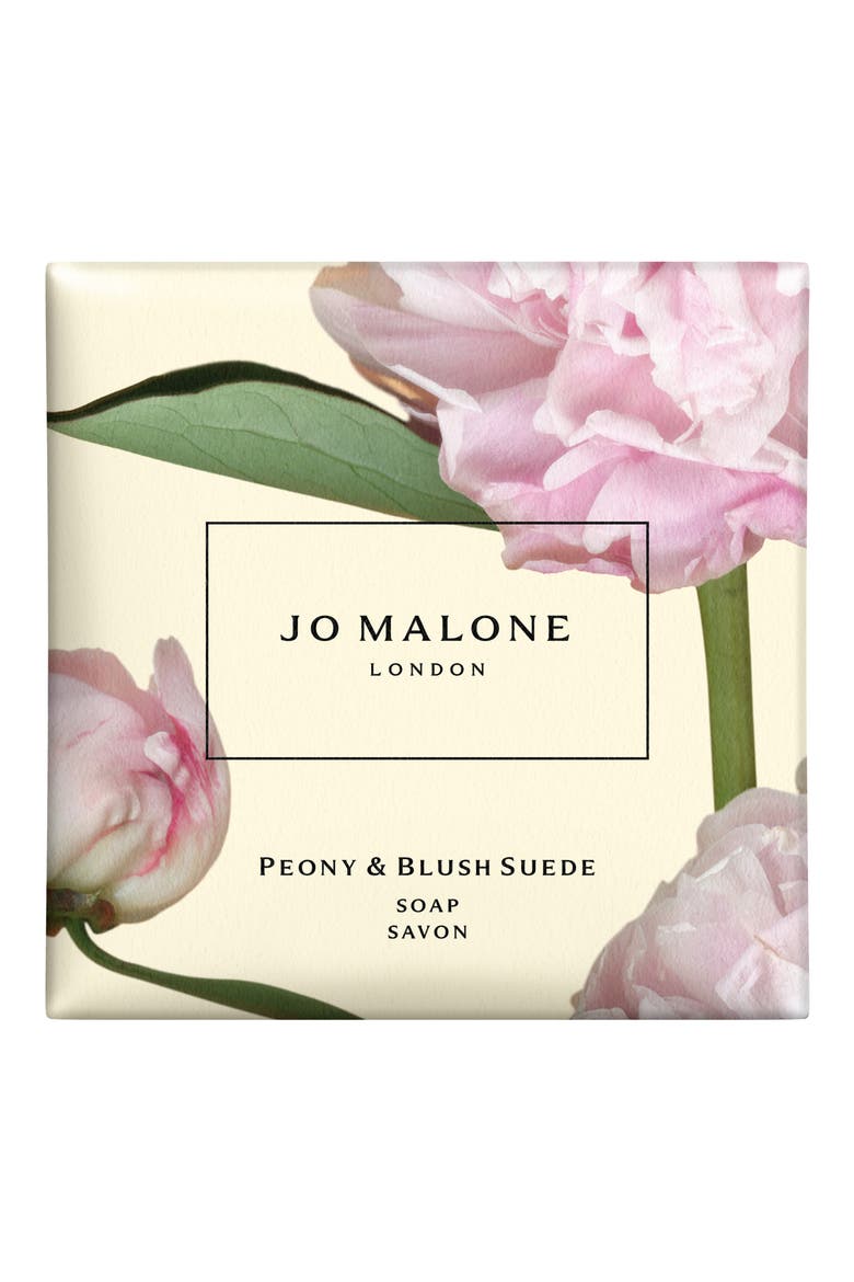 Peony & Blush Suede Soap, Main, color, NO COLOR