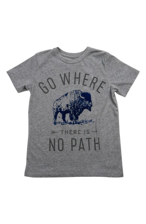 Peek Aren't You Curious Peek 'no Path' Graphic T-shirt In Gray