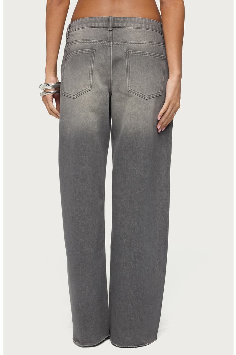 Raelynn Washed Low Rise Baggy Jeans, Alternate, color, CINDER-GRAY