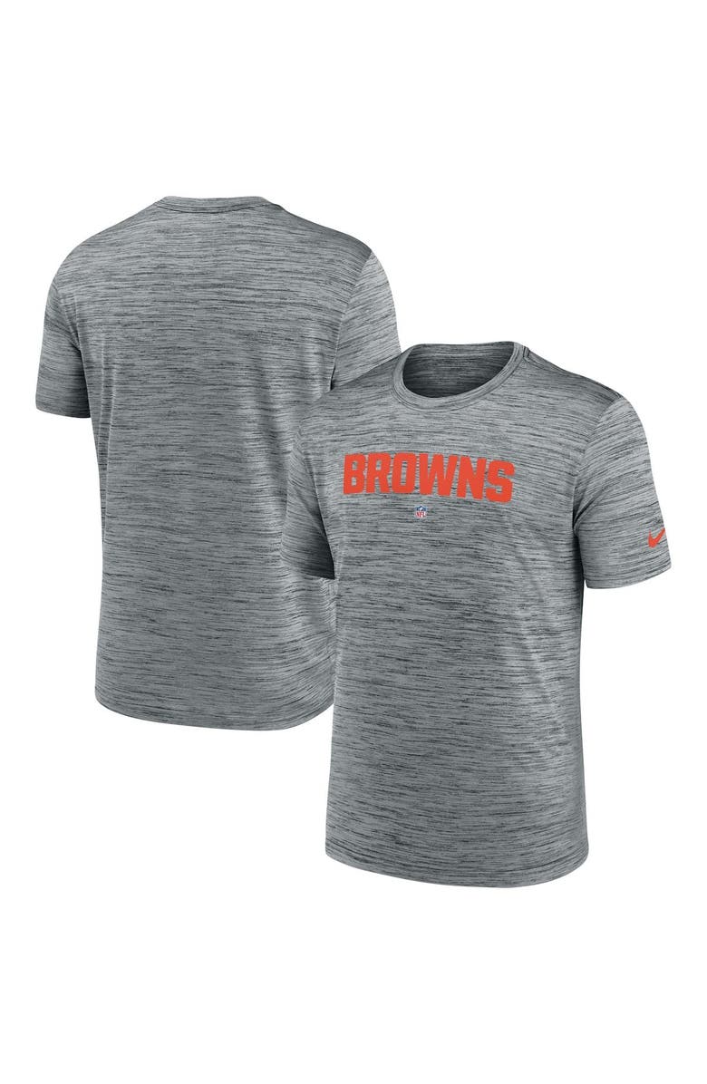 Nike Men's Nike Gray Cleveland Browns Velocity Performance T-Shirt, Main, color, Gray