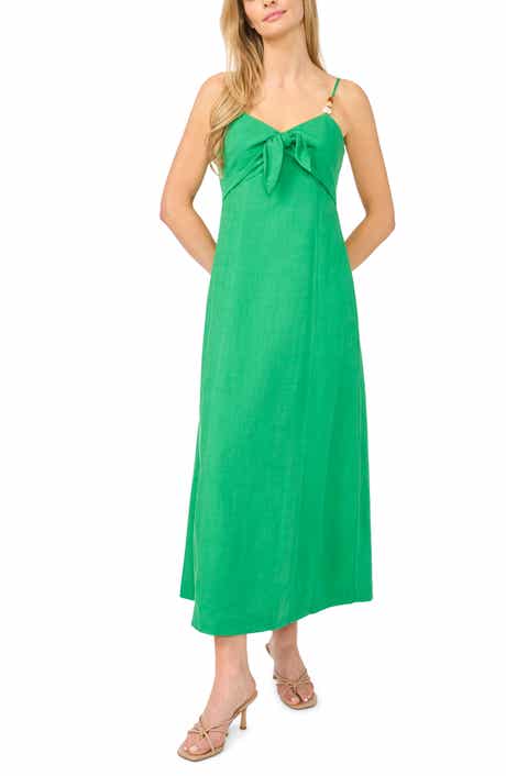 Bead Strap Maxi Dress