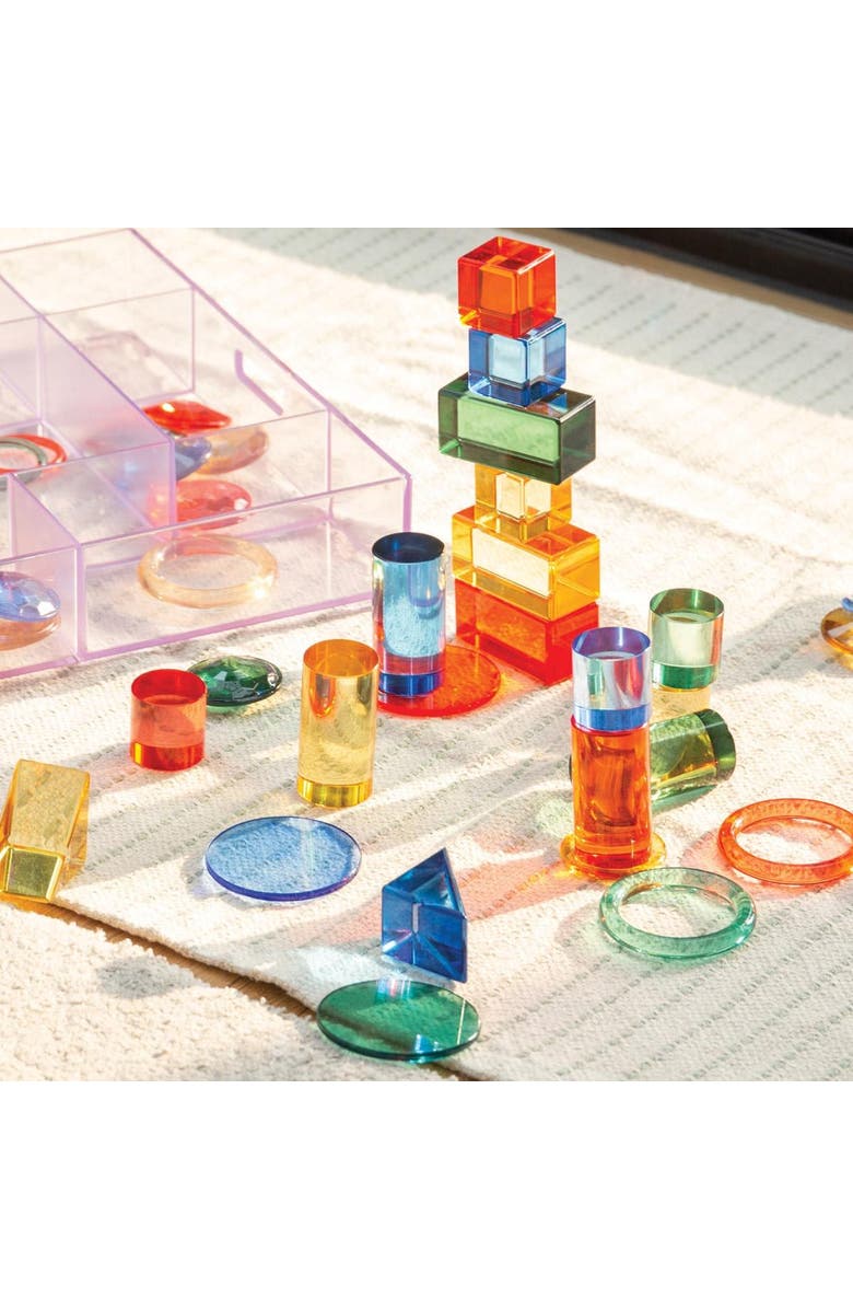 Kaplan Early Learning Company Light and Color Toddler Loose Parts STEM Kit, Alternate, color, Multicolored