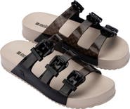 Melissa Cozy Stripes Platform Slide Sandal