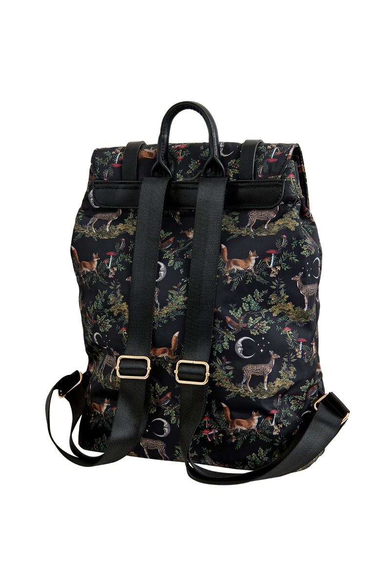 Fable England A Night's Tale Woodland Backpack Midnight, Alternate, color, Black