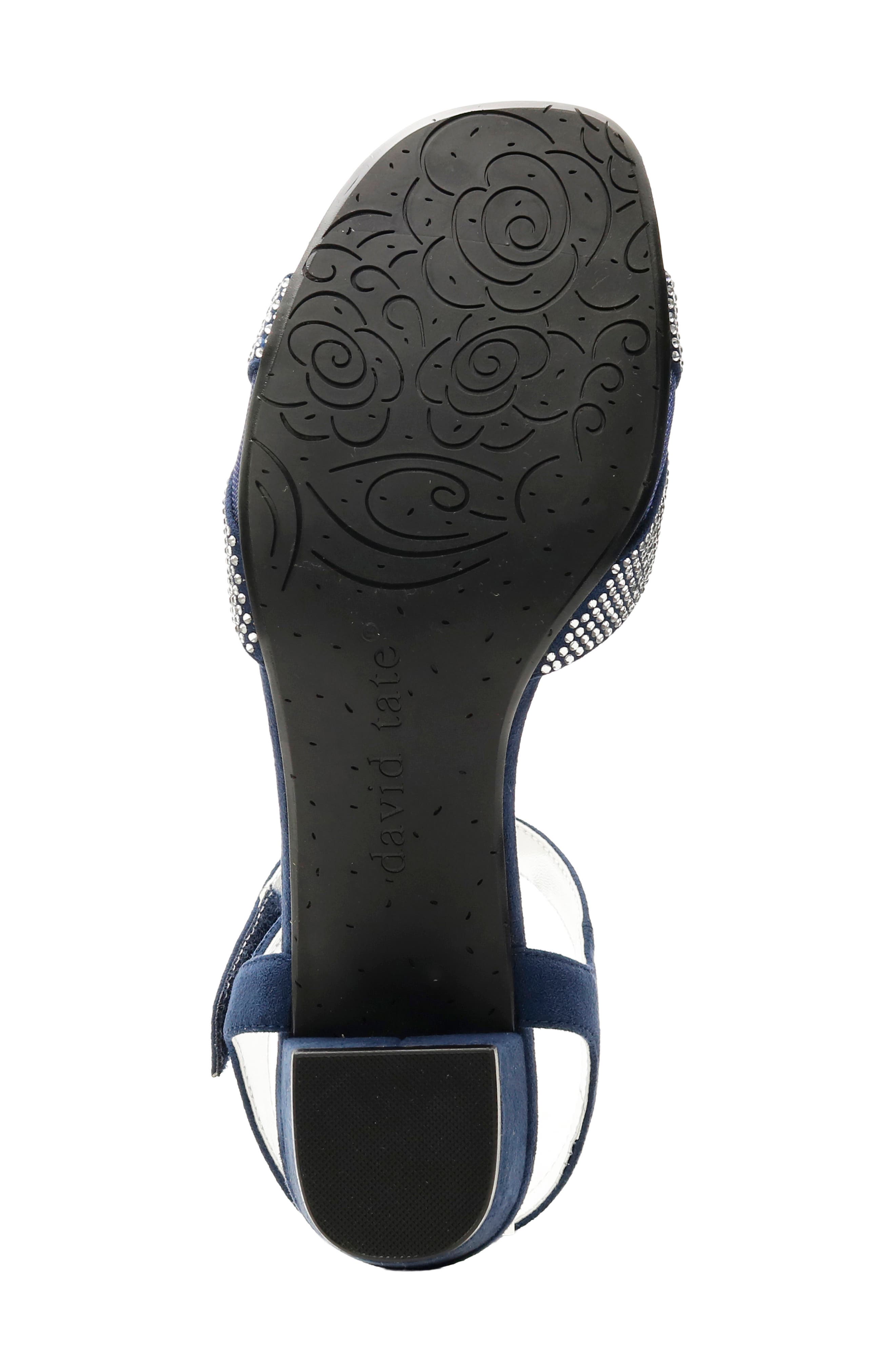 Rona Sandal, Alternate, color, NAVY SUEDE