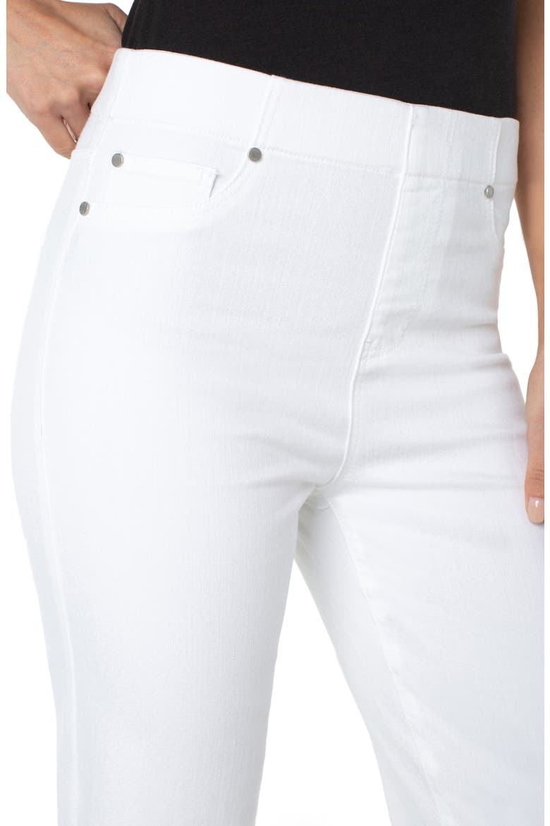 Chloe Pull-On Stretch Slim Ankle Jeans, Alternate, color, BRIGHT WHITE