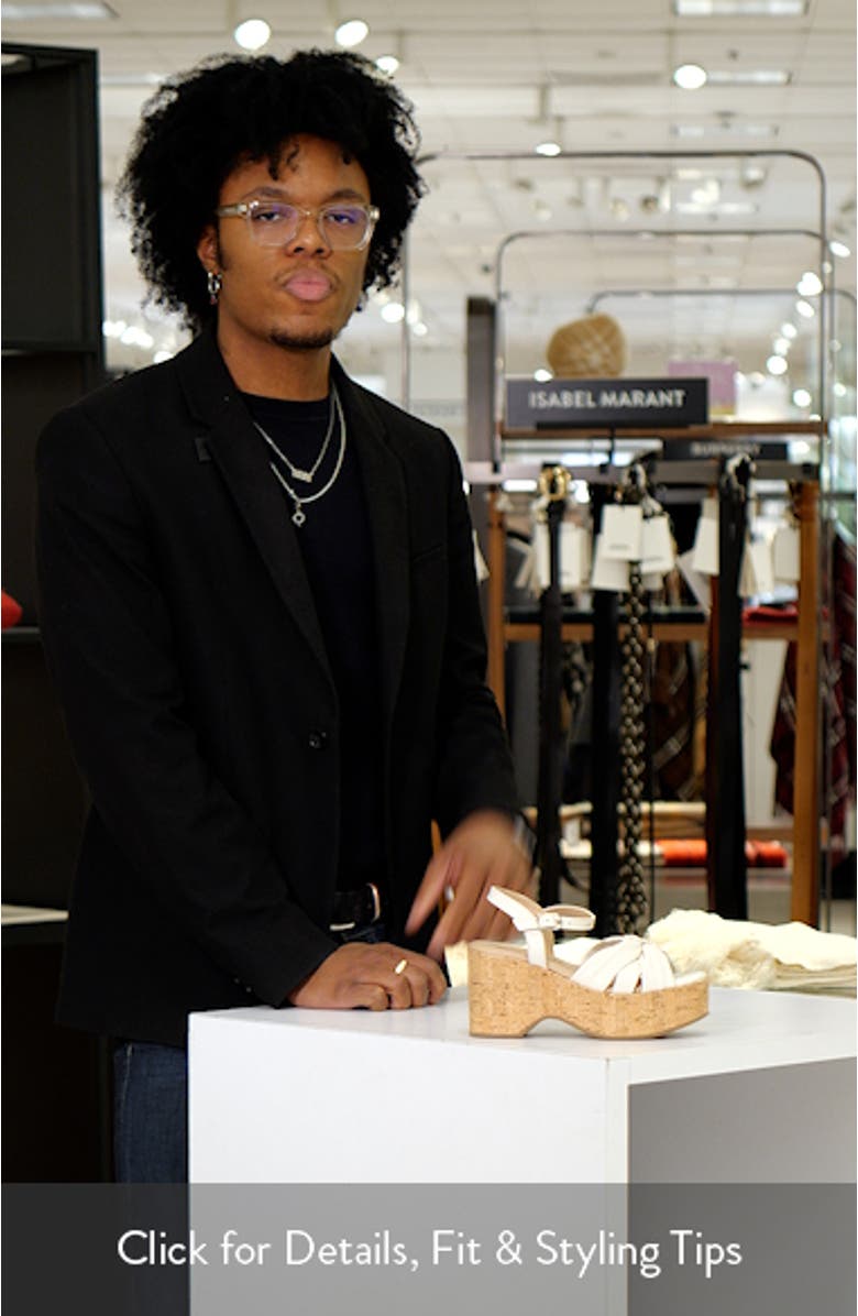 Jeffy Cork Platform Sandal, sales video thumbnail