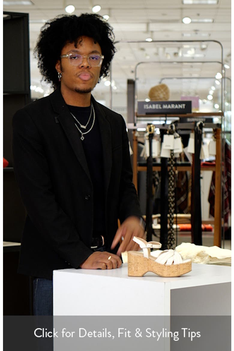Jeffy Cork Platform Sandal video