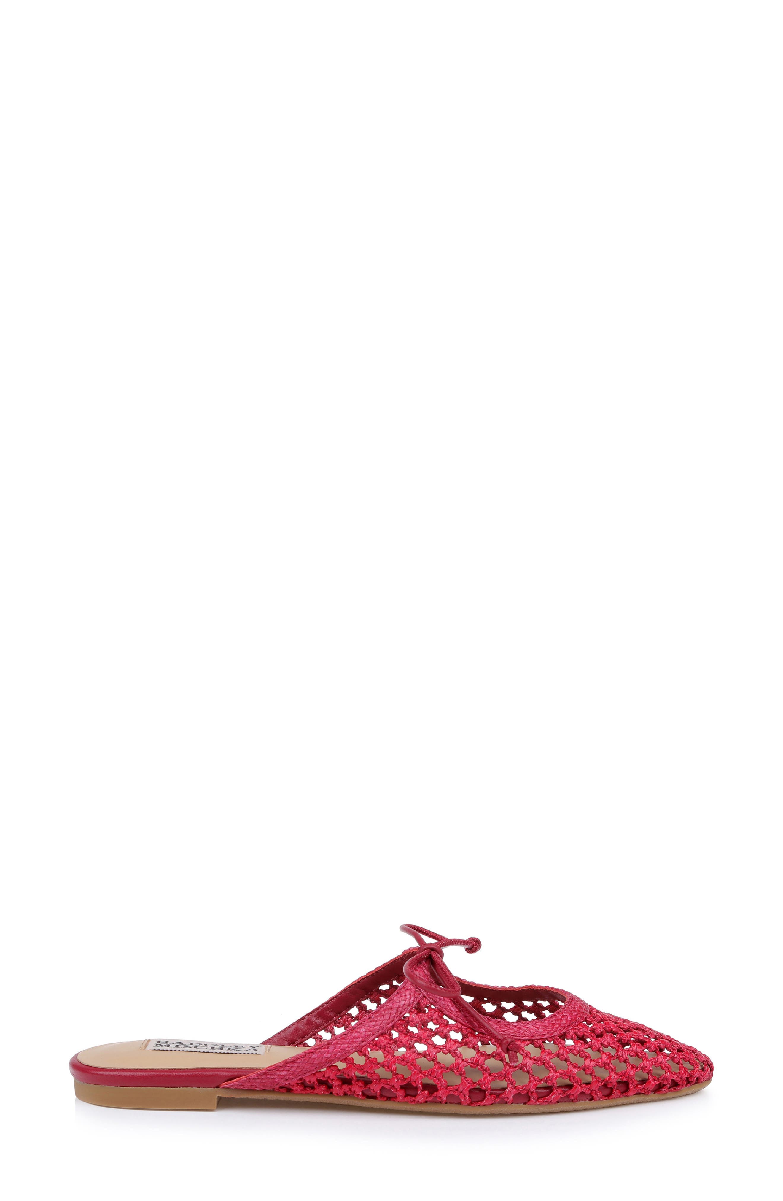 Xailee Woven Mule, Alternate, color, DARK CHERRY