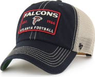 '47 Men's '47 Black Atlanta Falcons Wabash Trucker Clean Up Adjustable Hat