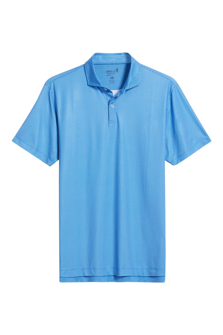 Teo Microprint PREP-FORMANCE Golf Polo, Alternate, color, PALISADES BLUE