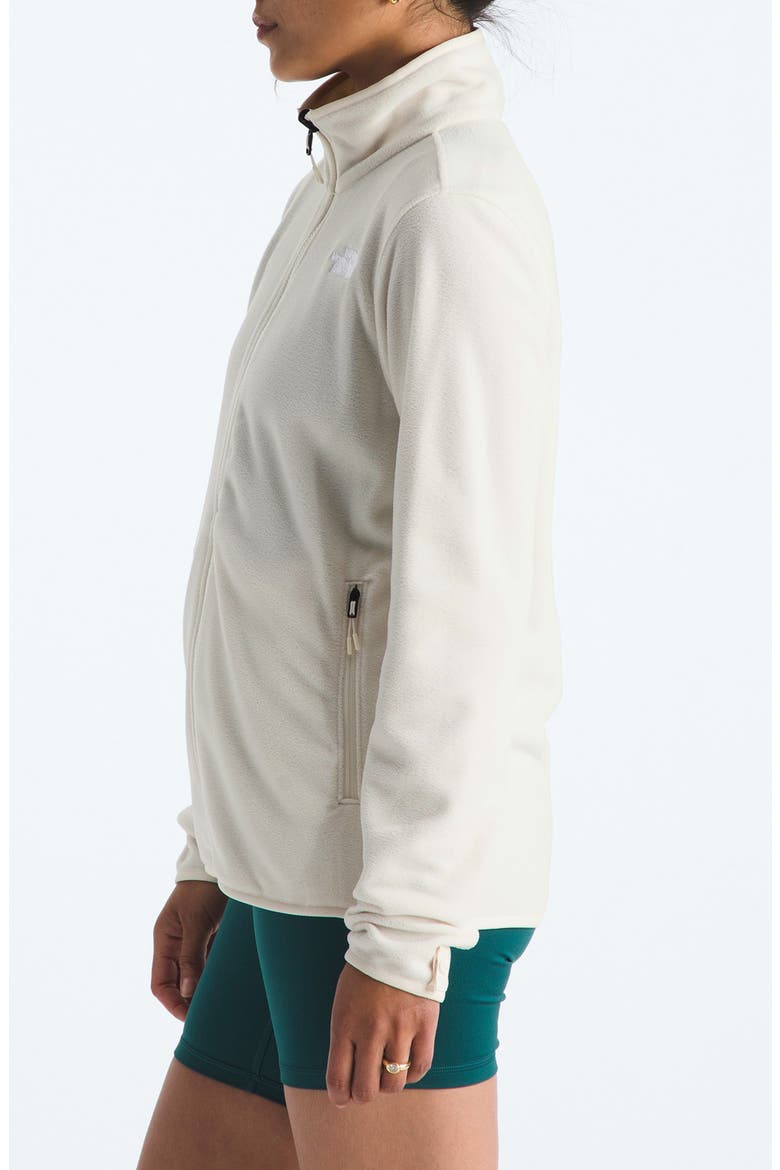 Glacier Fleece Jacket, Alternate, color, WHITE DUNE