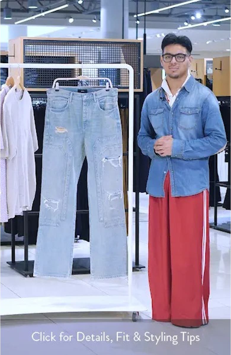 P026 Double Carpenter Bootcut Jeans, sales video thumbnail