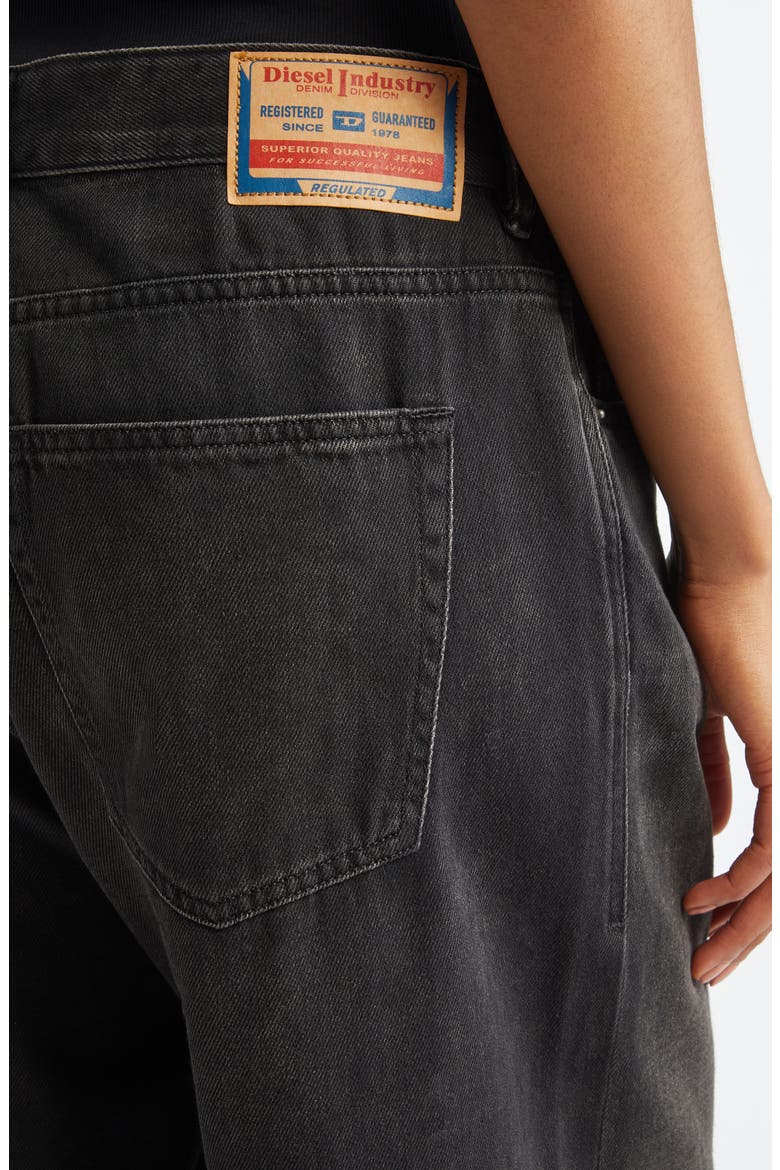 1996 D-Sire Low Rise Wide Leg Jeans, Alternate, color, BLACK