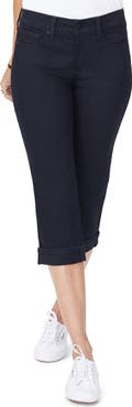 NYDJ Marilyn Cuff Crop Straight Leg Jeans