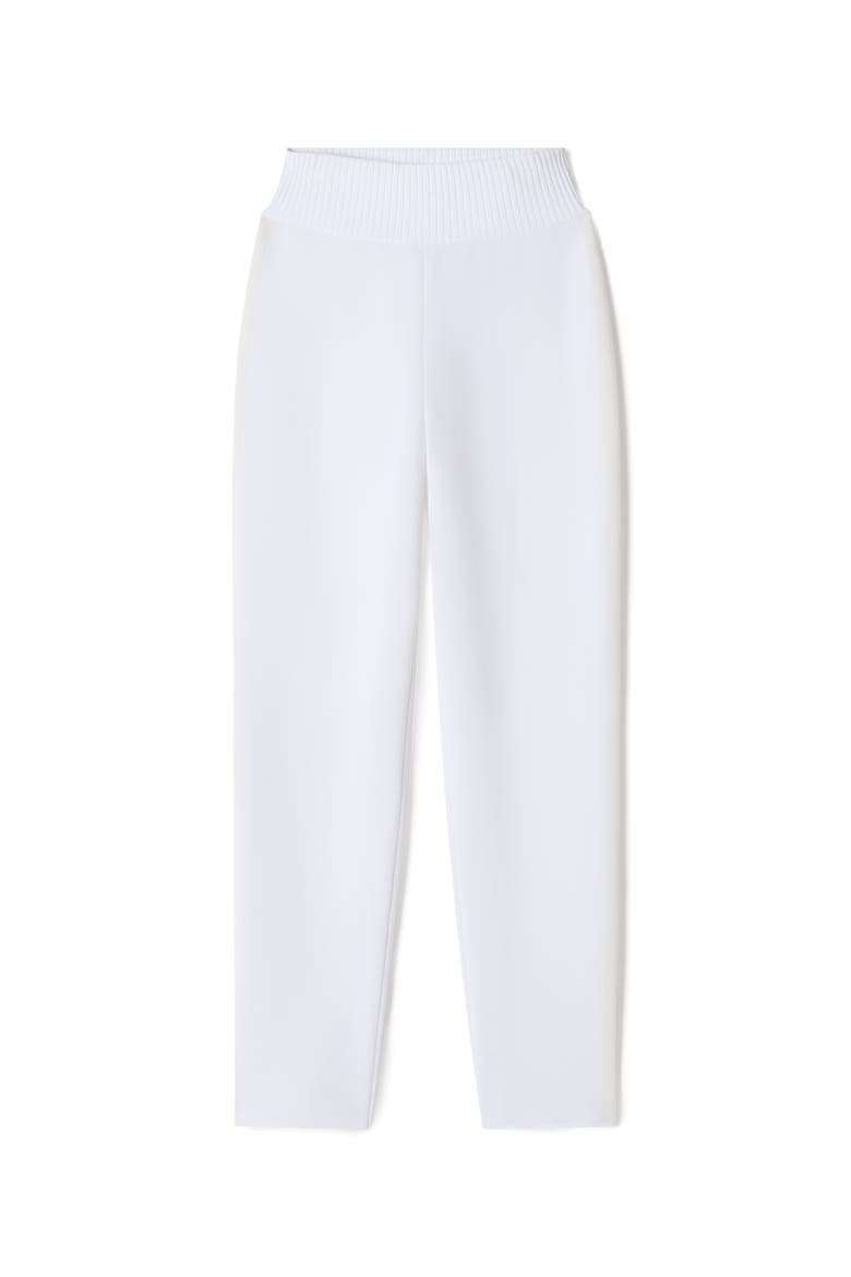 White Viscose Leggings, Alternate, color, White