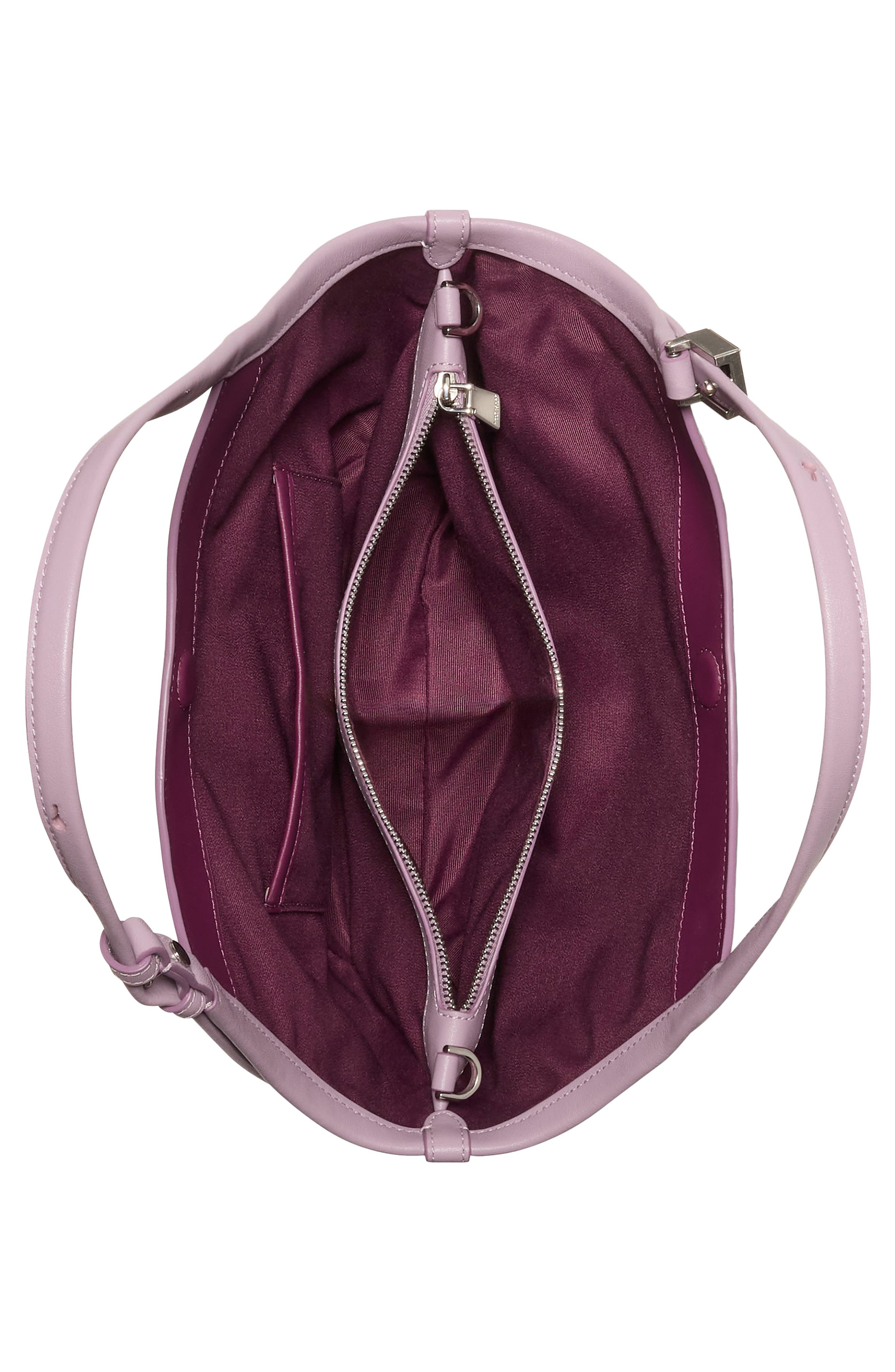 Kate Spade New York Small Deco Suede Tulip Tote, Alternate, color, Market Purple