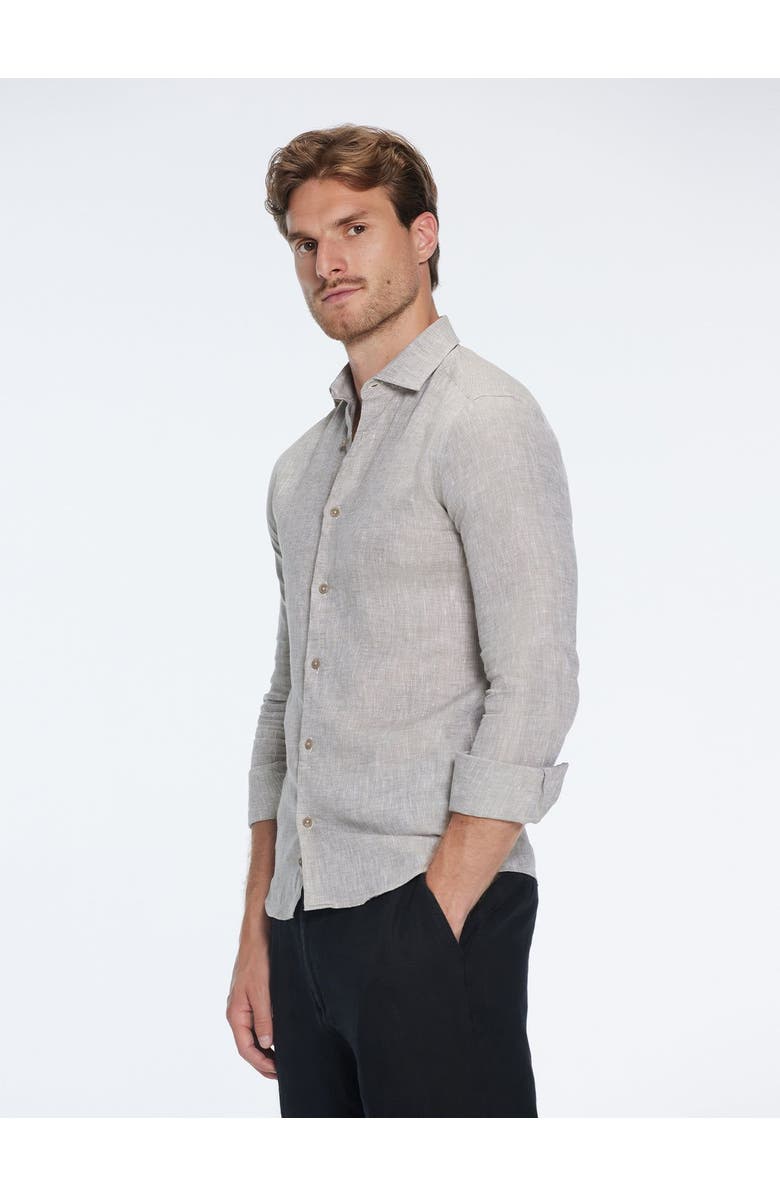 Moeva James - Linen Shirt, Alternate, color, Grey