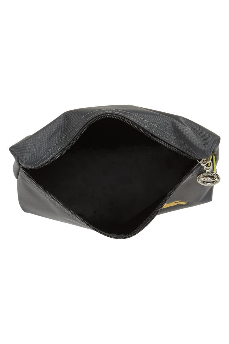 Le Pliage Club Cosmetic Case, Alternate, color, GUNMETAL