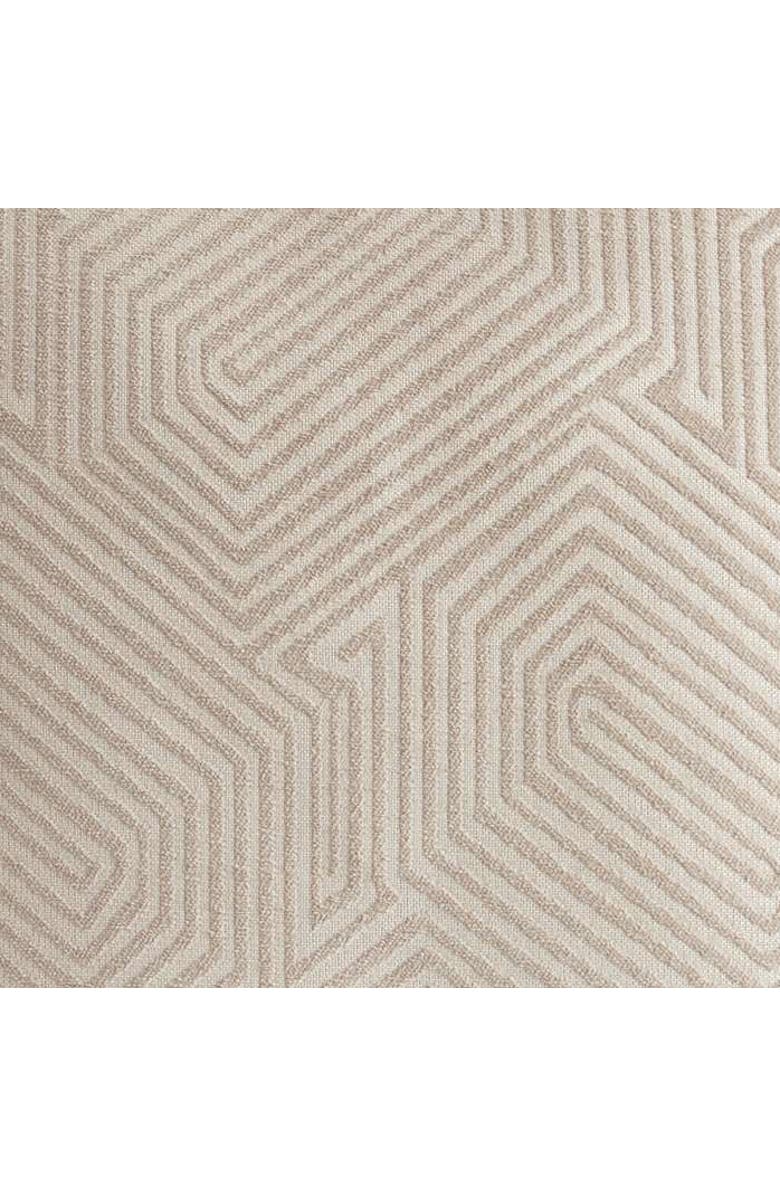 Napa Home & Garden Geo Square Indoor-Outdoor Pillow 20", Alternate, color, Beige