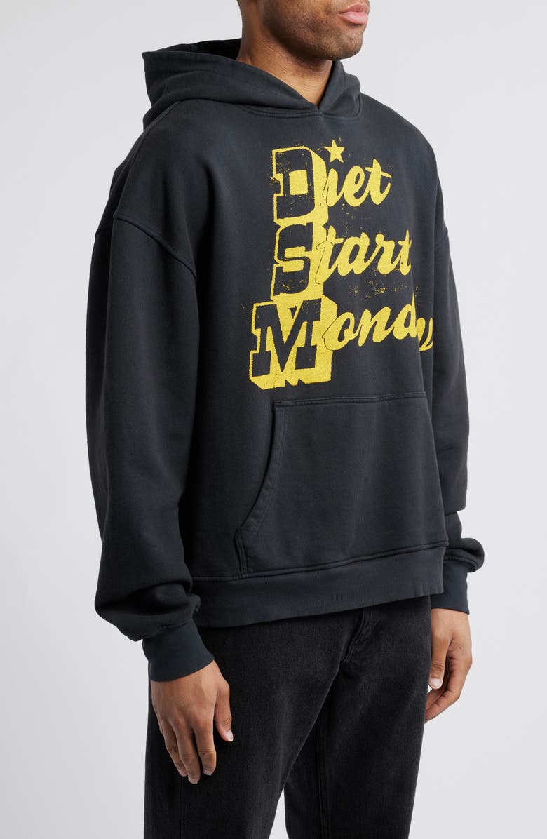 DIET STARTS MONDAY Star Logo French Terry Graphic Hoodie, Alternate, color, 