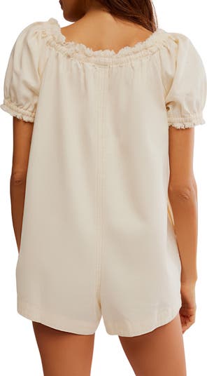 Daisy Denim Babydoll Romper