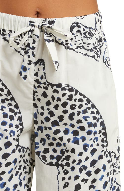 Desmond & Dempsey The Jag Printed Cotton Pyjama Set