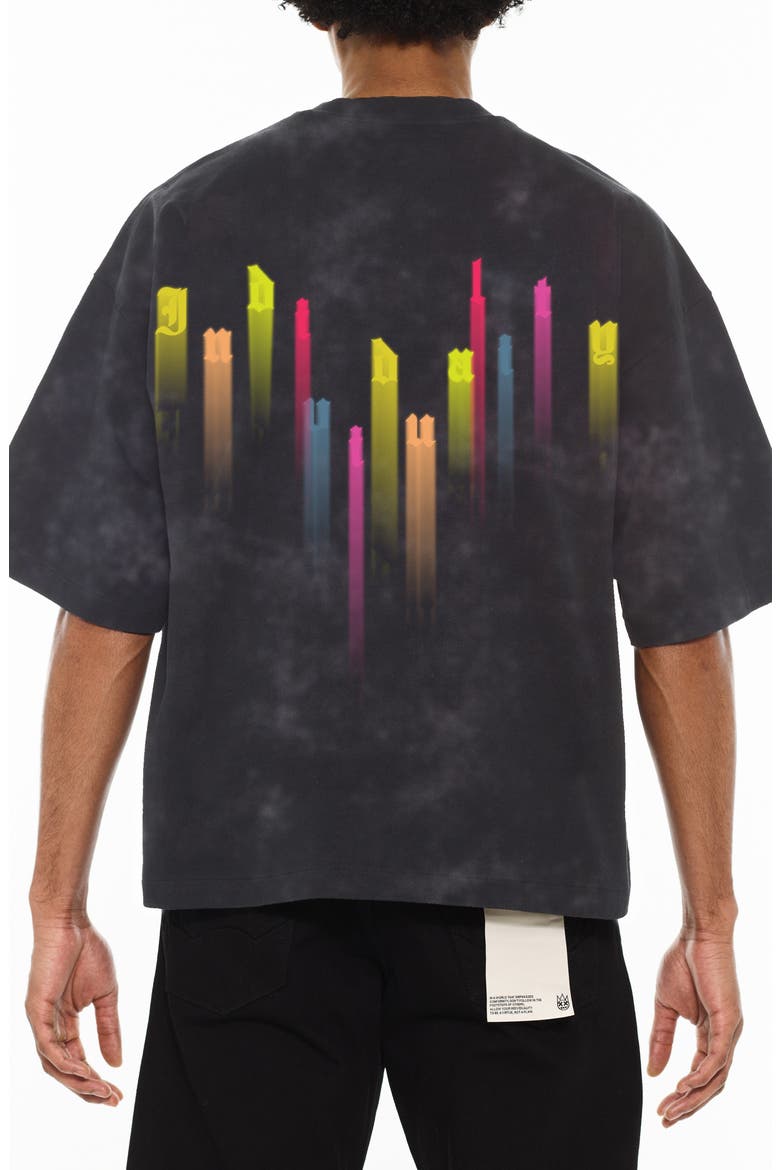 Oversize Graphic T-Shirt, Alternate, color, VINTAGE CHARCOAL