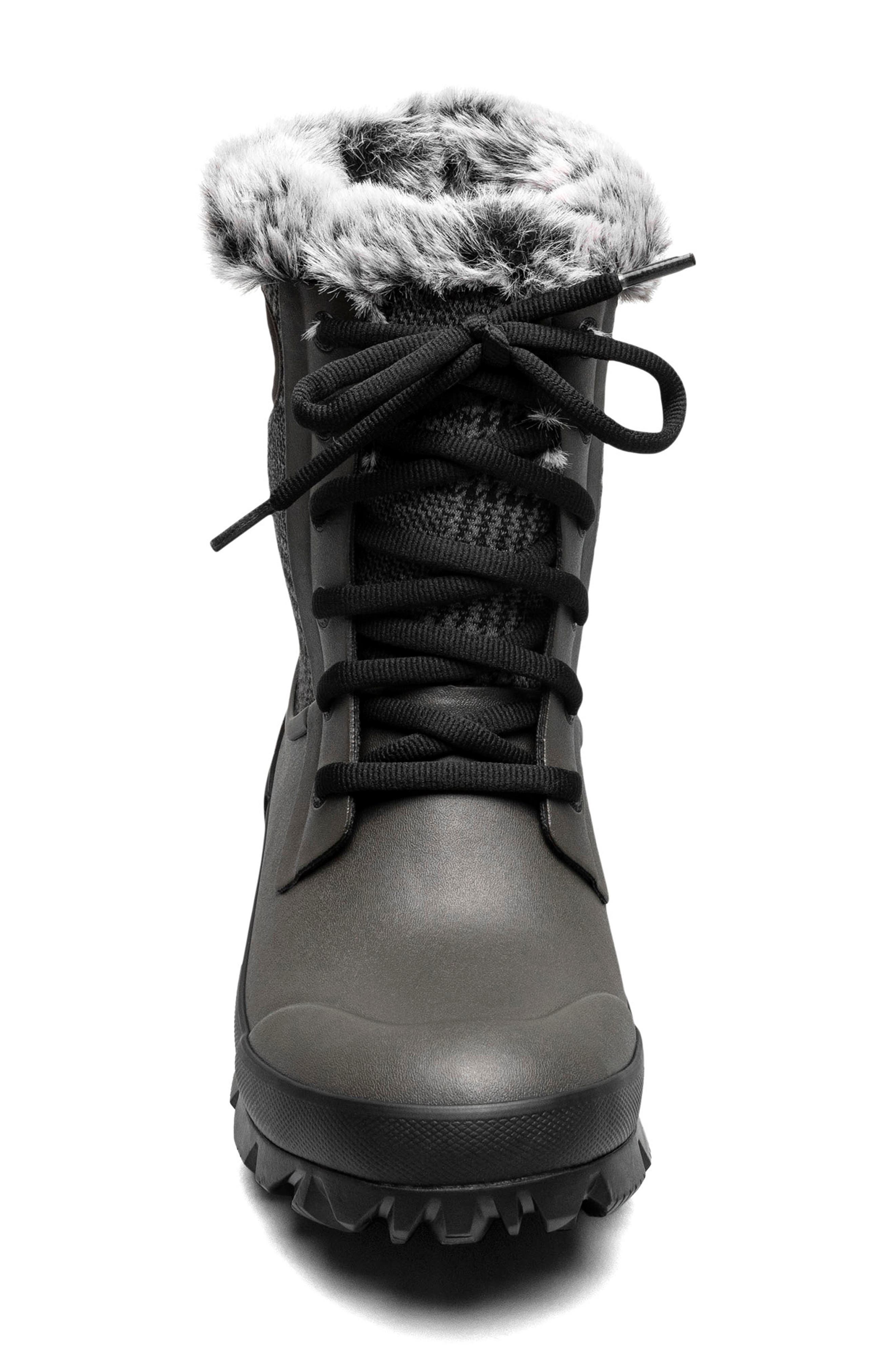 Arcata Dash Insulated Waterproof Snow Boot, Alternate, color, CEMENT MULTI
