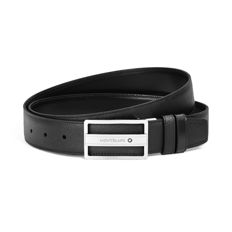 Sartorial Leather 35mm Plate Buckle Belt