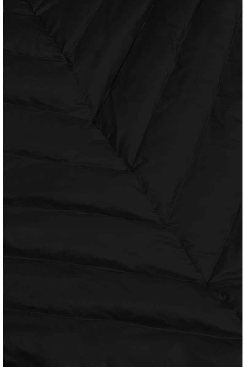 Carnation Genuine Fox Fur Trim Down Wool Parka, Alternate, color, BLACK
