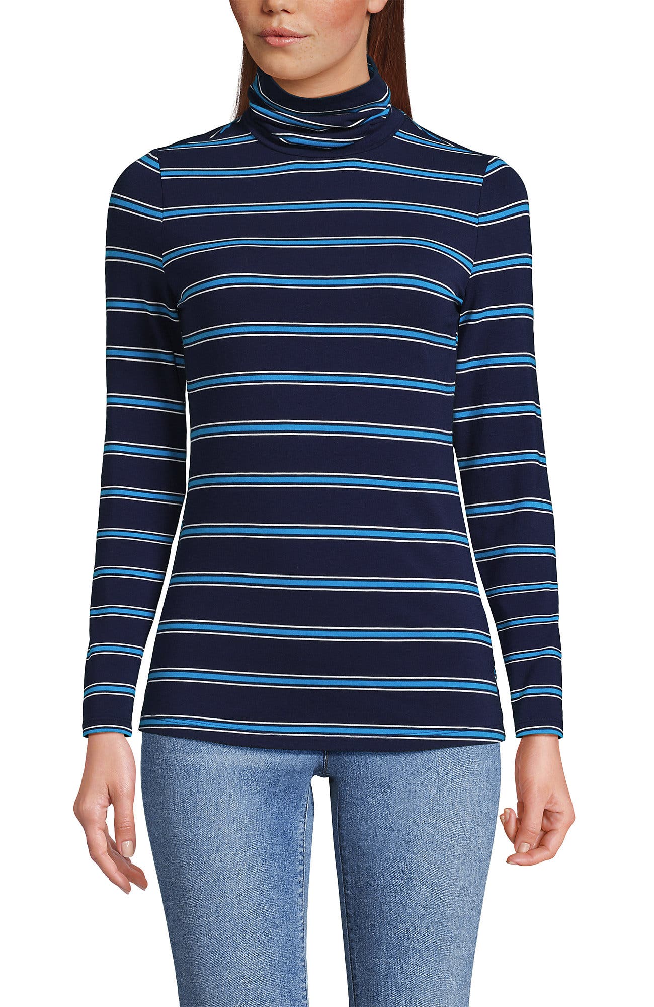 Deep Sea/Cyan Stripe
