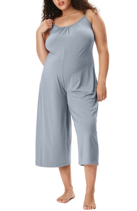 Motherhood Women's Maternity Sleep Romper with Nursing Access