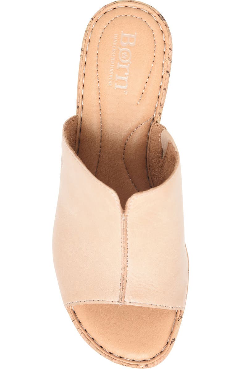 Børn Arie Platform Wedge Sandal, Alternate, color, Natural