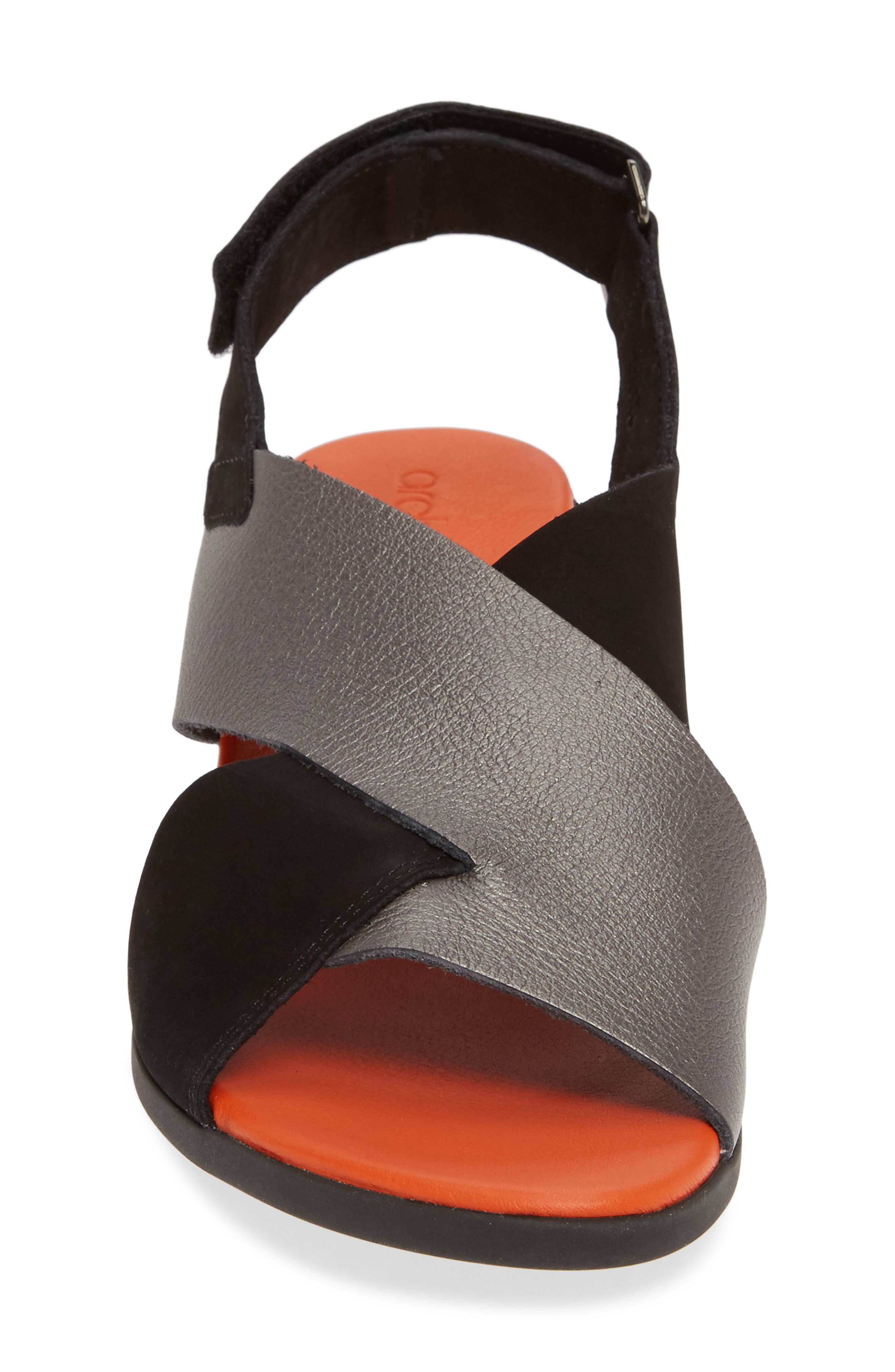 Vayest Crisscross Sandal, Alternate, color, NOIR/ IRON/ PARADIS LEATHER