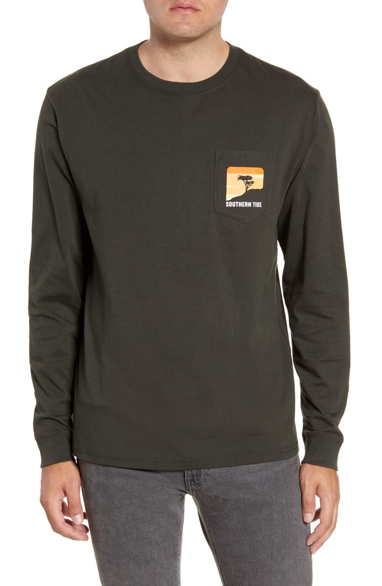 Southern Tide Cliff Scene Graphic T-Shirt, Main, color, 