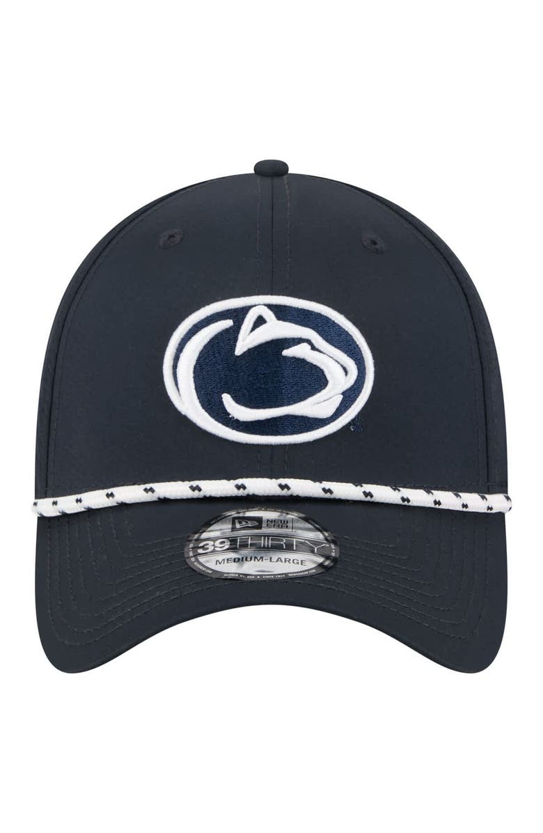 New Era Men's New Era  Navy Penn State Nittany Lions Rope 39THIRTY Flex Hat, Alternate, color, Navy