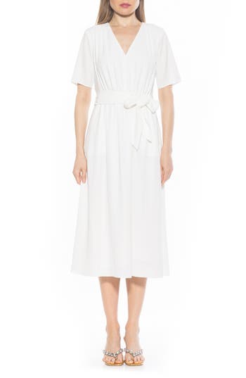 Alexia Admor Larisa A-line Dress In Ivory
