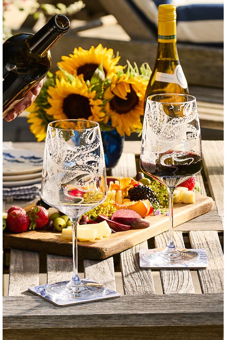 Lucy Red Wine Glasses, Set of 2, Alternate, color, CLEAR