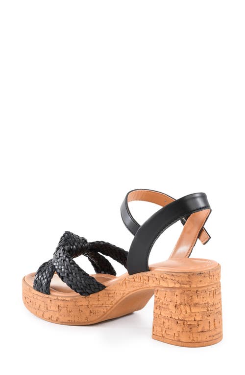 Seychelles Musical Platform Heeled Sandals In Black