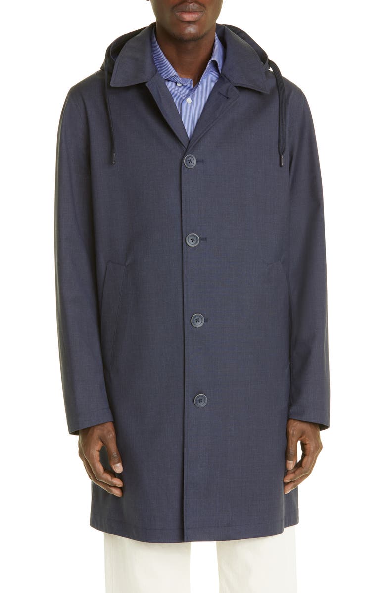 Herno Storm System<sup>®</sup> Waterproof Hooded Raincoat, Main, color,