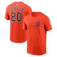 Nike Men's Nike Spencer Torkelson Orange Detroit Tigers Name & Number T-Shirt