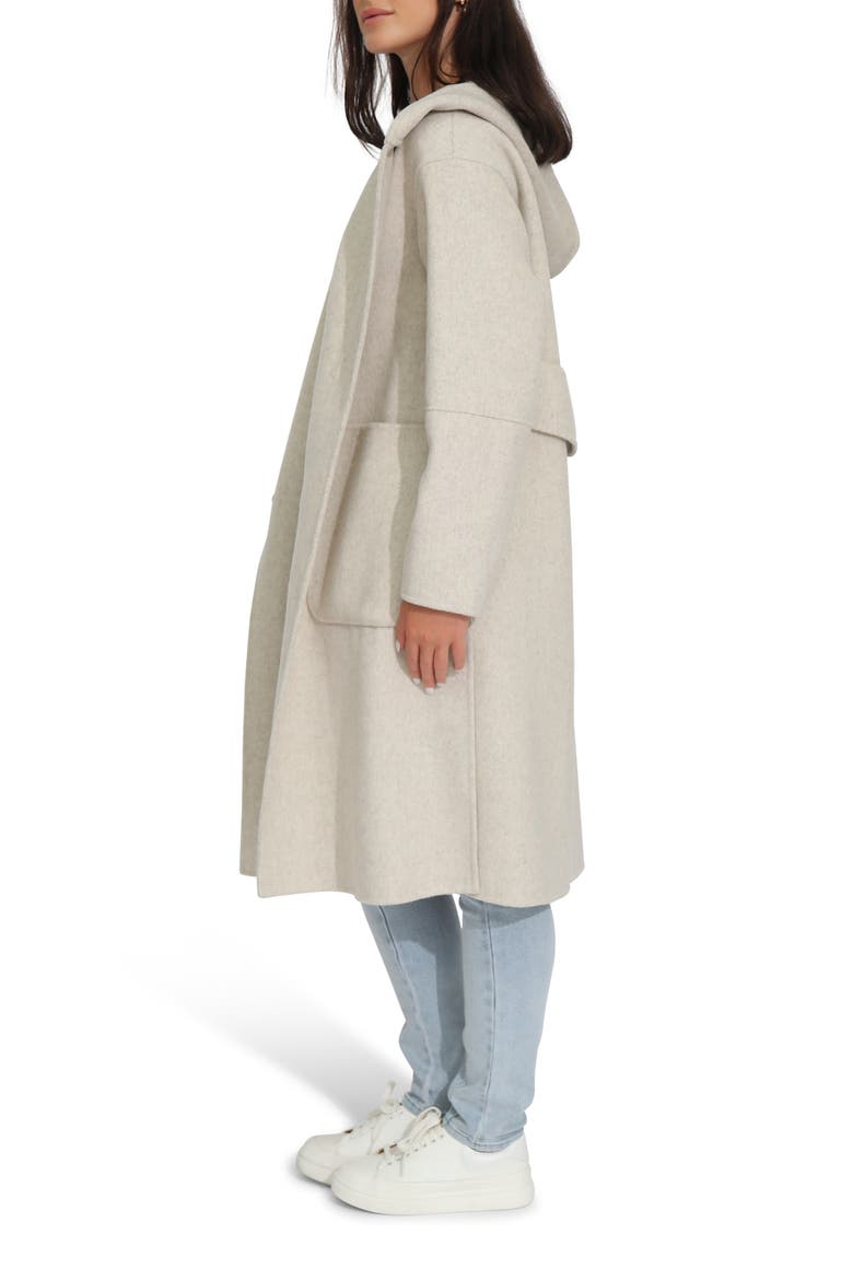 Walk This Way Wool Blend Coat, Alternate, color, OAT MARLE