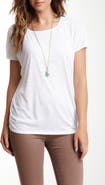 GO COUTURE Scoop Neck T-Shirt
