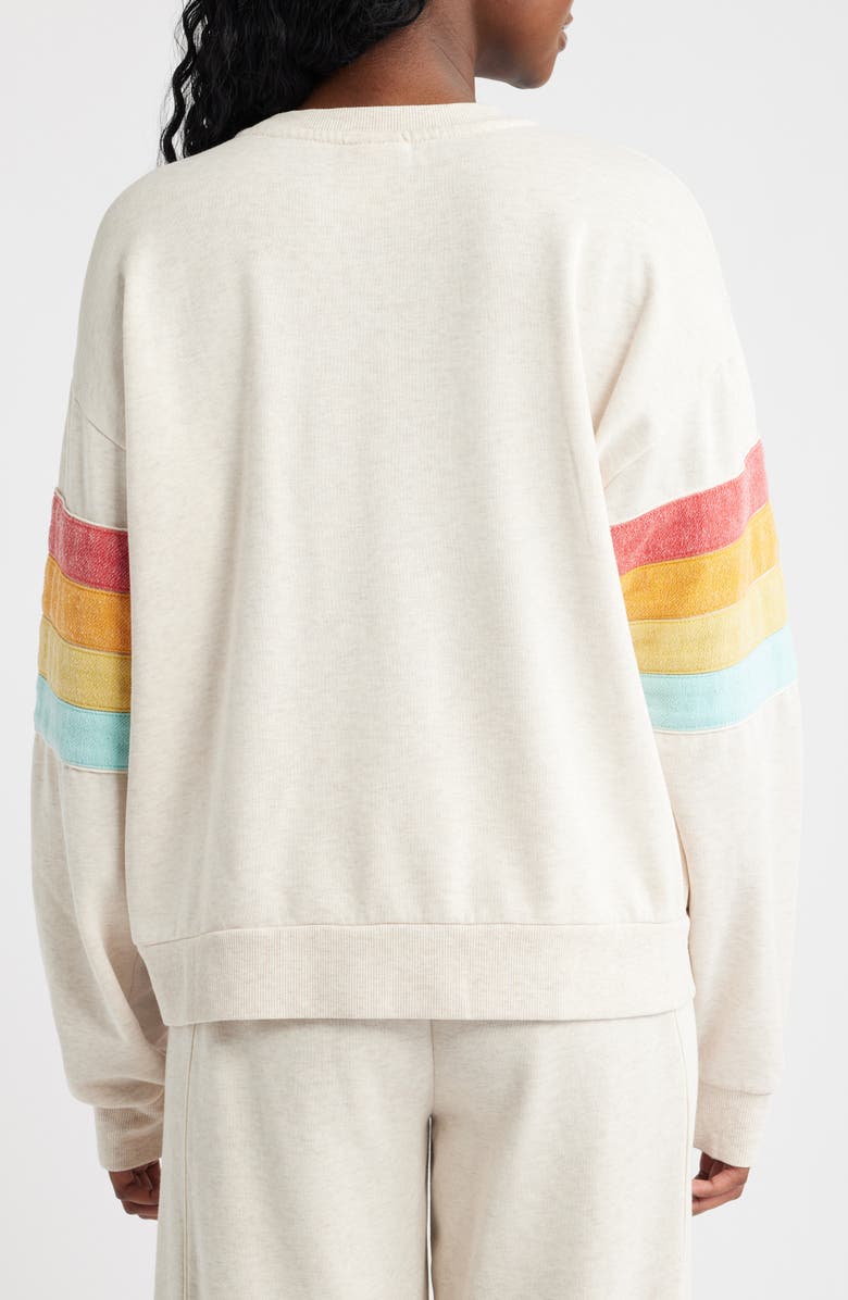 Rip Curl Surf Revival Relaxed Sweatshirt, Alternate, color, Oatmeal