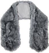 MANGO Selection Faux Fur Scarf