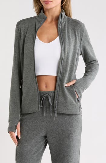 Marika Journey Full Zip Jacket In Gray
