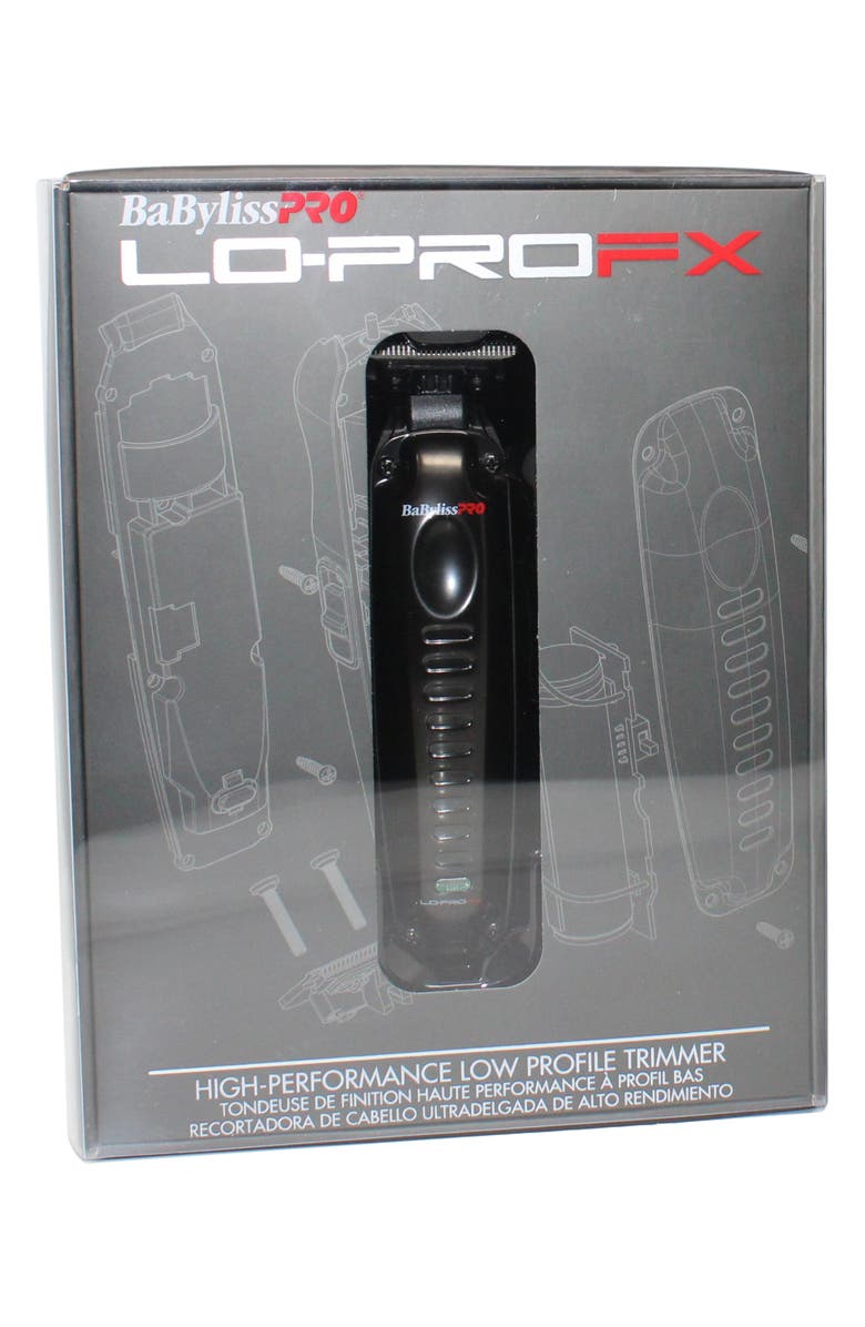 BaBylissPRO Lo-ProFX Limited Edition Trimmer, Alternate, color, Black