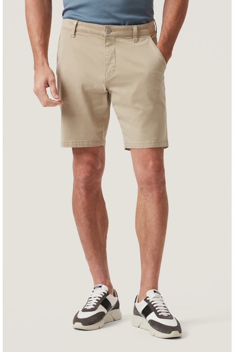 Arizona Slim Fit Stretch Twill Chino Shorts, Main, color, BASIL TWILL