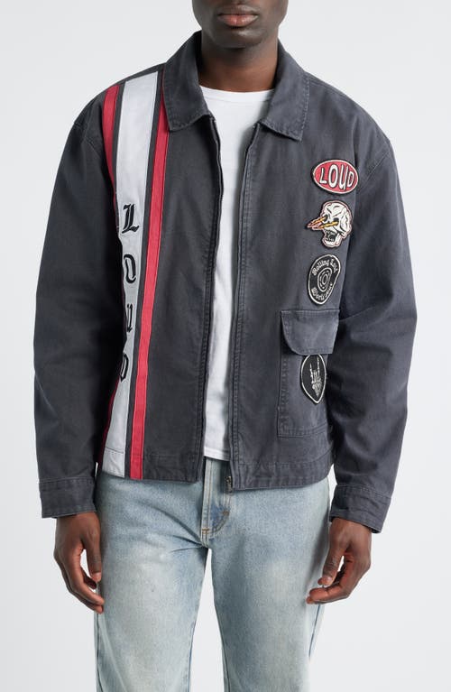 Rolling Loud Pit Crew Cotton Work Jacket In Gray